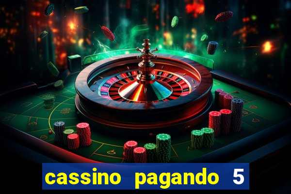 cassino pagando 5 reais no cadastro